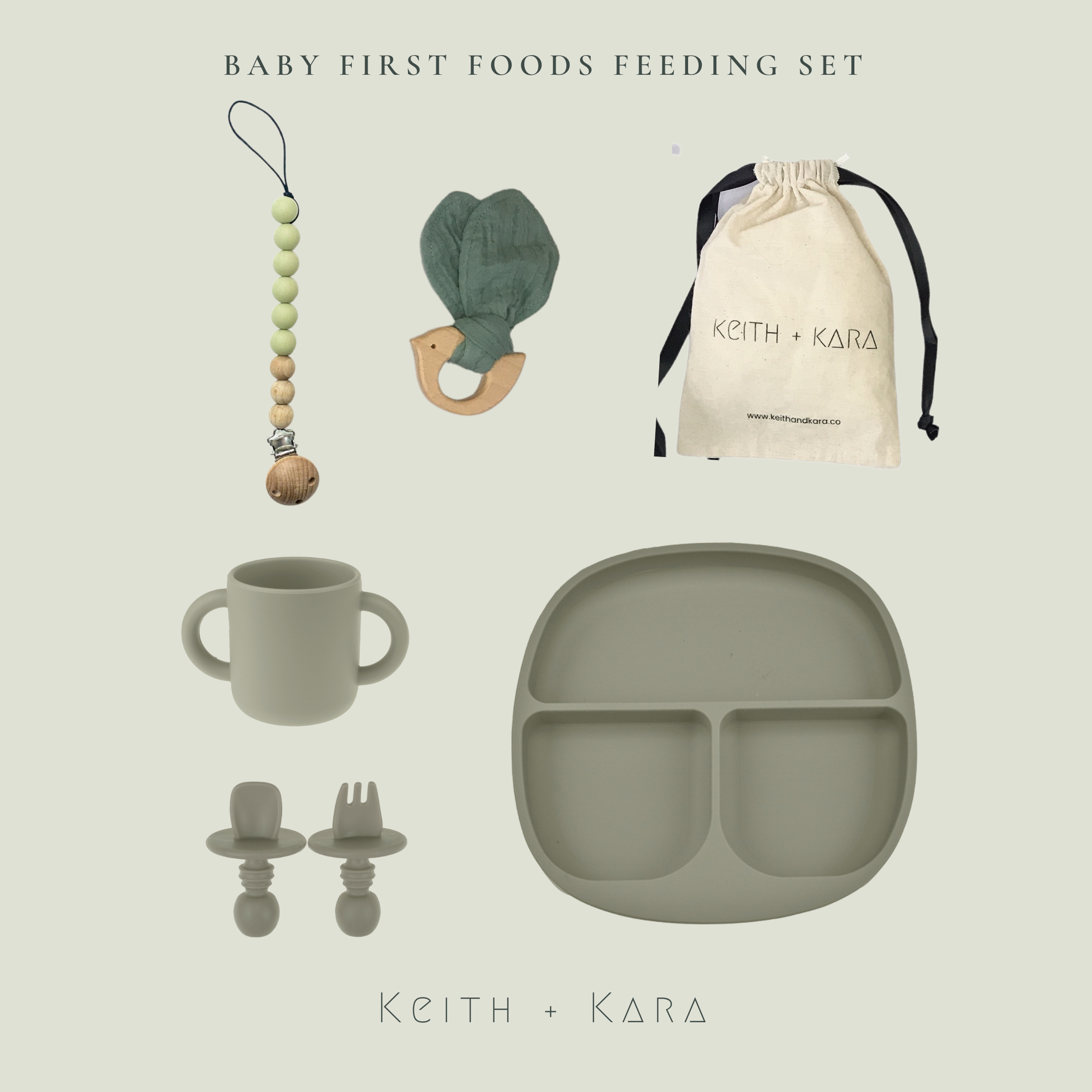 First Foods Baby Feeding Set Suitable for 4M