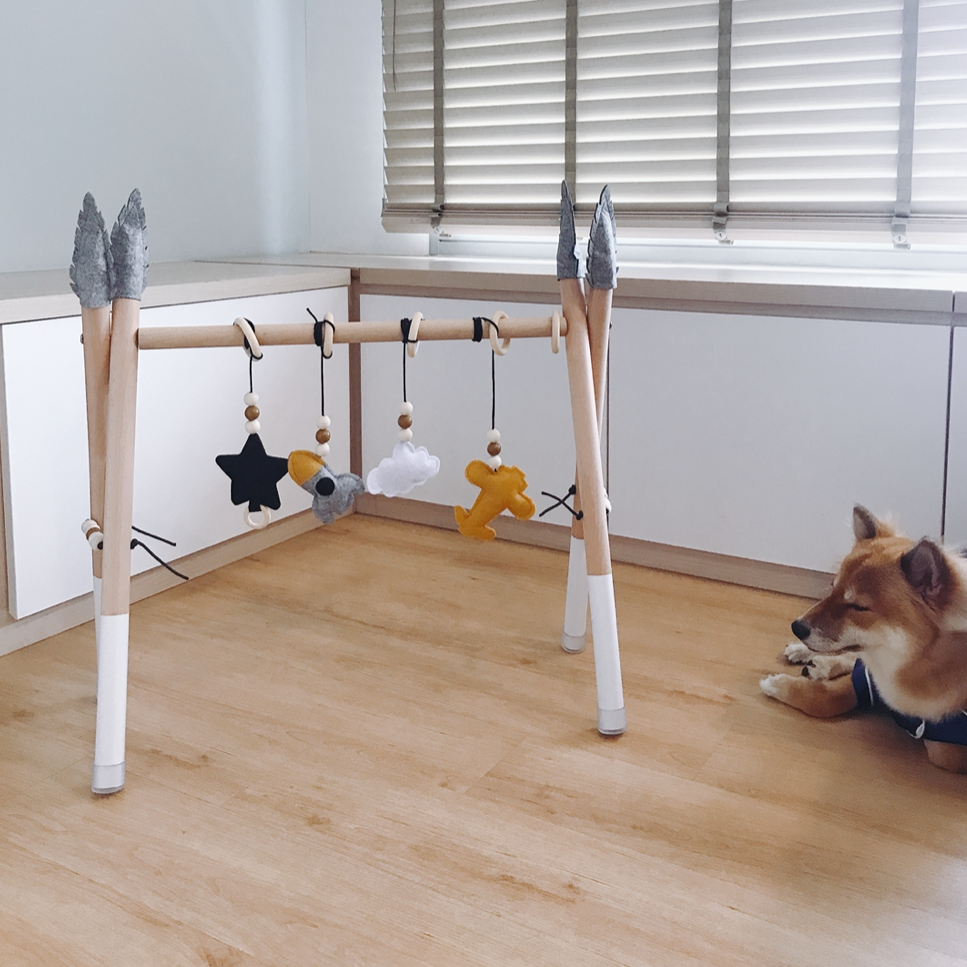 Kmart wooden play 2024 gym